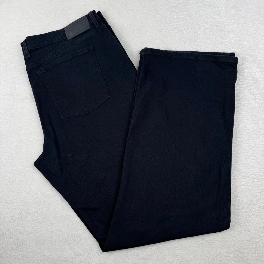 Mott & Bow Mercer Straight Leg Jeans Mens 40x32 Navy Blue Stretch Denim